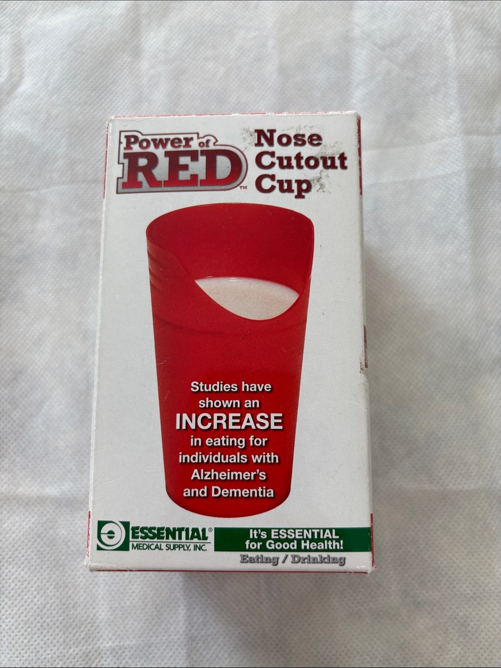 Essentials Red Nose Cutout Cup - Red